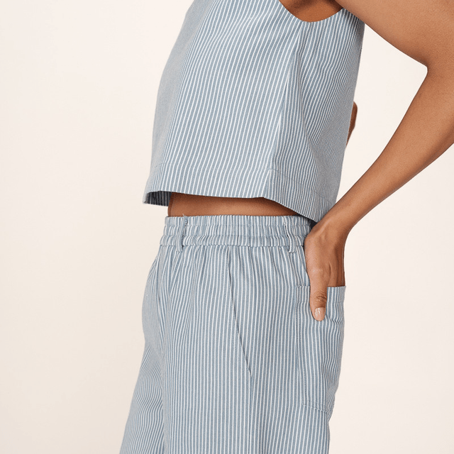 Top Stripe Blue