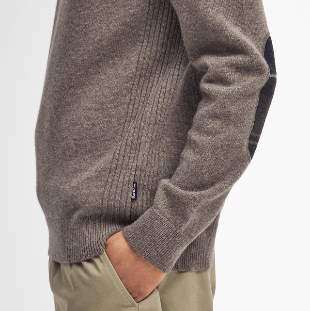 Barbour Holden Crew Neck Sweater Military Marl