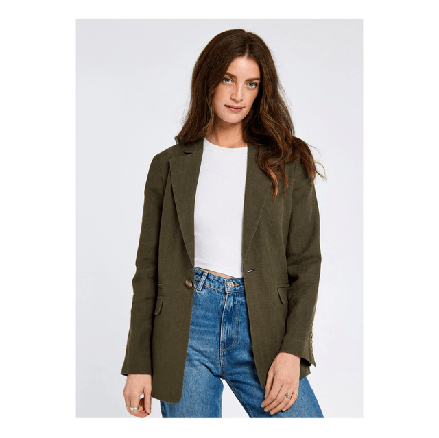 Dubarry Avonlea Dames Linnen Jas - Khaki