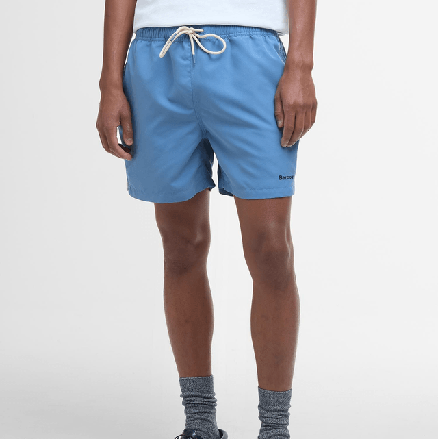 Barbour Staple Logo 7" Swim Shorts Force Blue