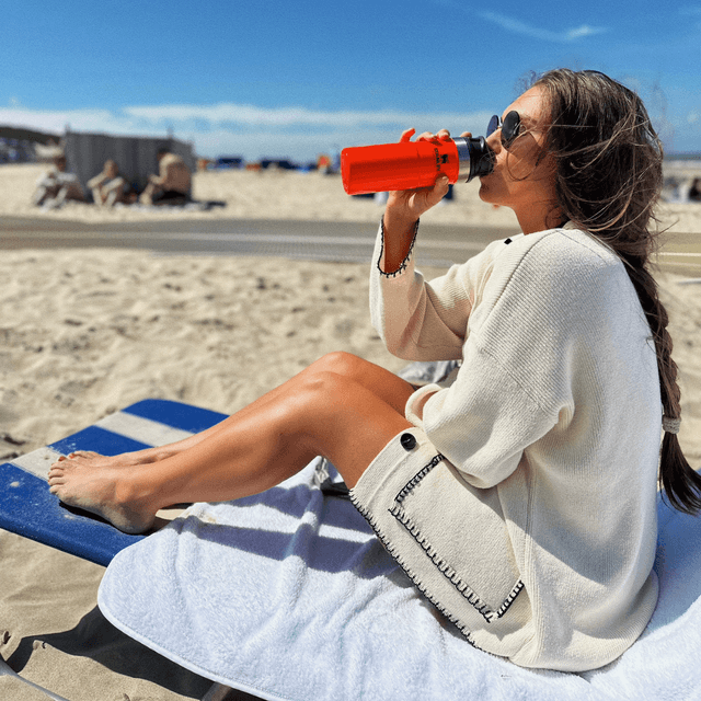 Stanley Trigger-Action Travel Mug 0,47l Blaze Orange 
