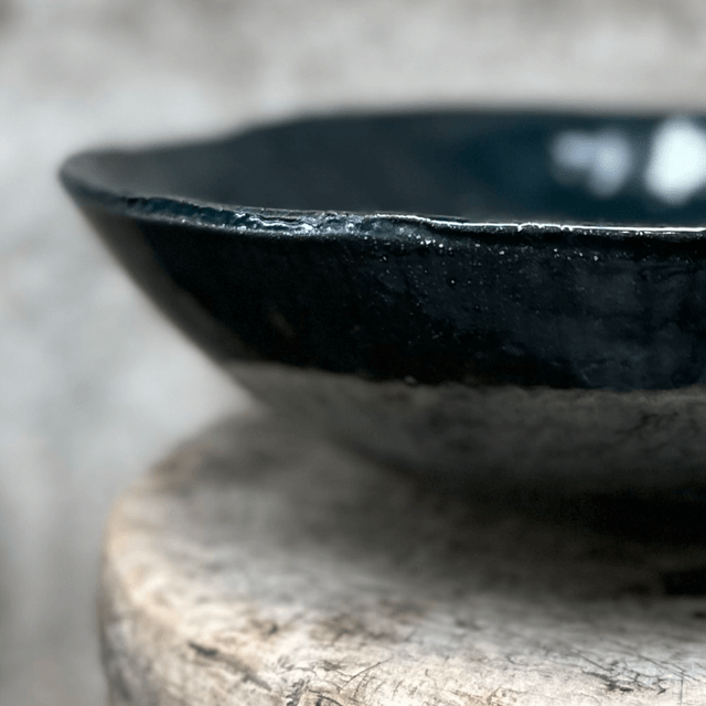 Schaal donker blauw 
