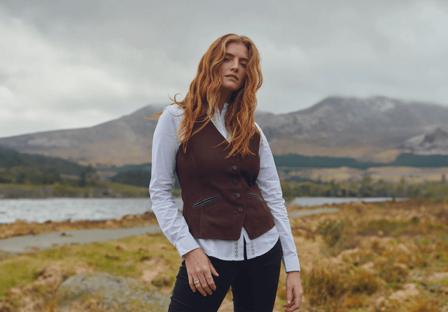 Dubarry Greville Leren Gilet voor Dames - Walnut