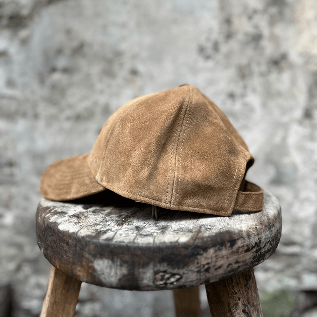 Stetson Baseball Cap Calf Split Bruin 