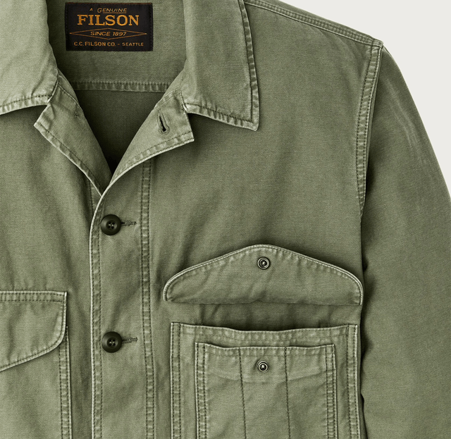 Filson Field Cruiser Jacket Washed Fatigue Green 