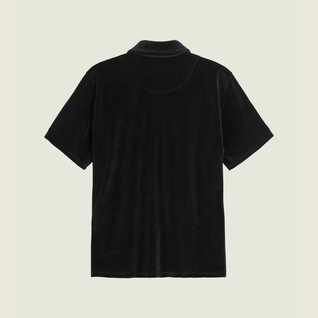 OAS Nearly Black Velour Shirt