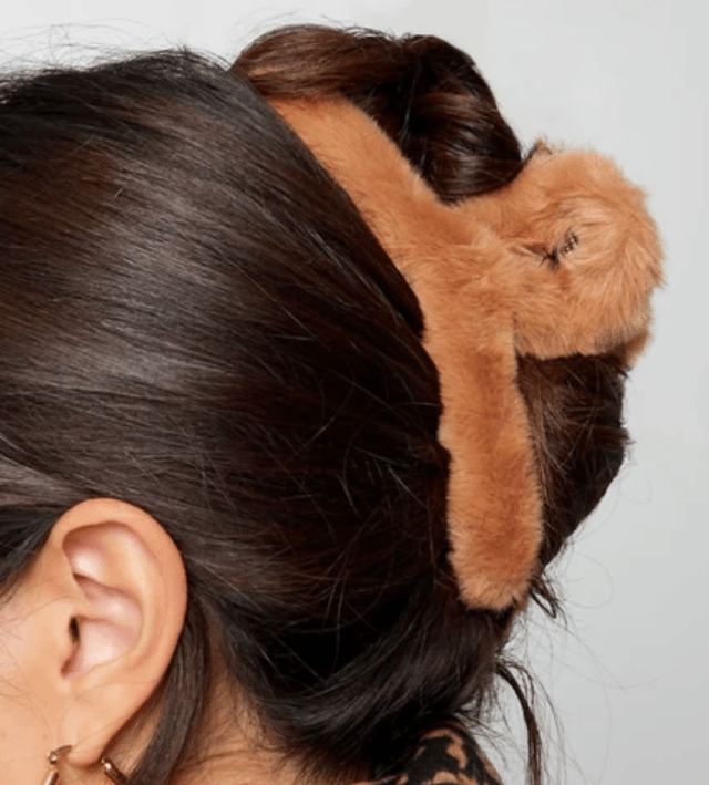 Haarklem Faux Fur XXL Black