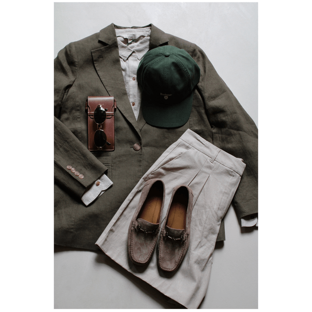 Dubarry Avonlea Dames Linnen Jas - Khaki