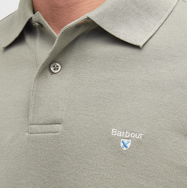 Barbour Sports Polo Shirt Dusty Green