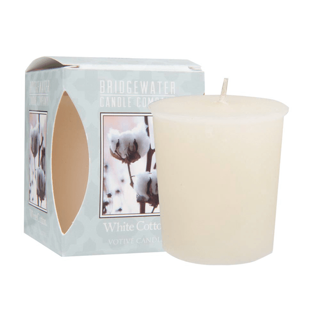 Bridgewater Votief Kaars White Cotton