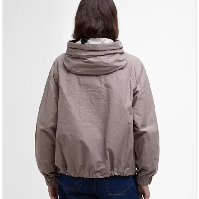 Barbour Bhodi Showerproof Jacket Dirty Khaki Safari Tartan