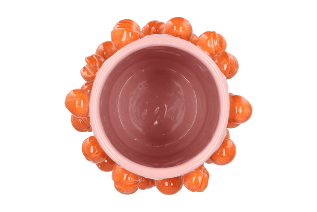 Fruit mandarin light pink cilinder 