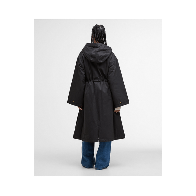 Barbour Dena Showerproof Jacket Black Classic Tartan