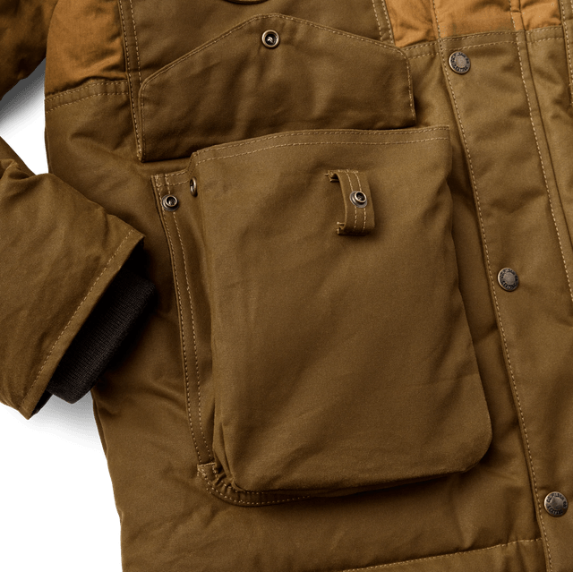Filson Down Cruiser Jacket Dark Tan