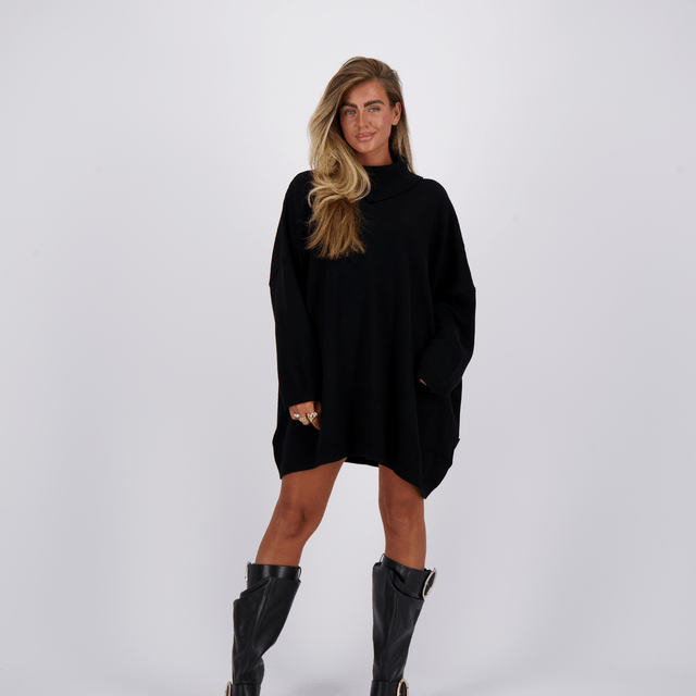 Reinders Maeve Knit Dress True Black