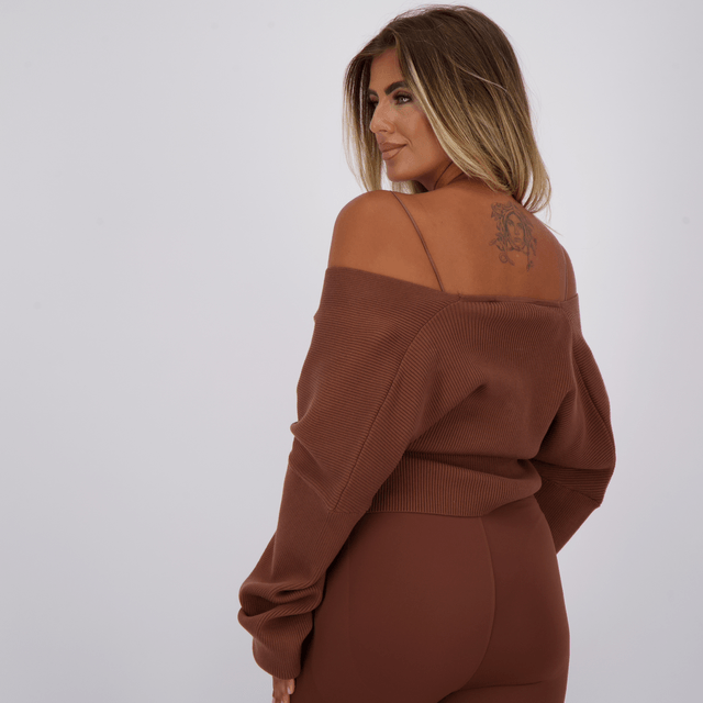Reinders Savanna Knit Top Cacao