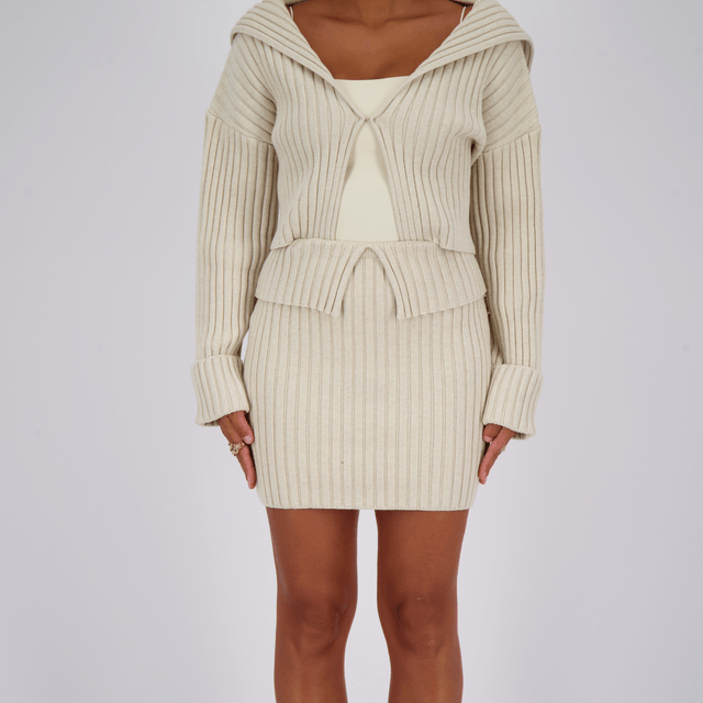 Reinders Megan Knit Vest Creme 