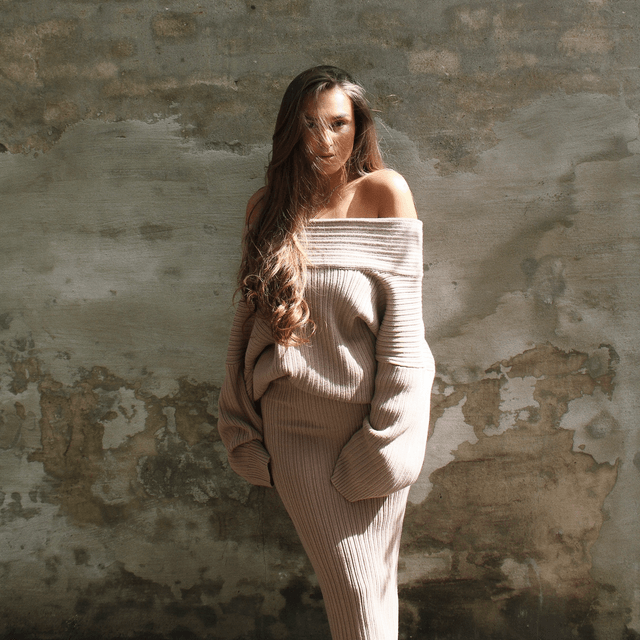 Reinders Kourtney Knit Sweater Stucco