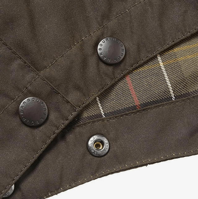Barbour Classic Hood Waxed Olive 
