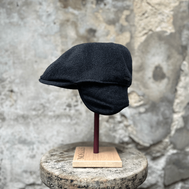 Stetson Kent Wool/Cashmere Earflap Grijs/Zwart