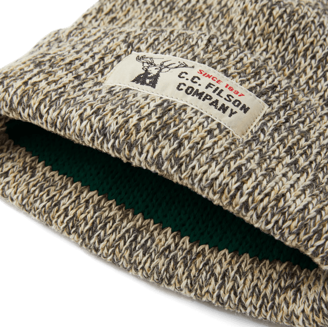 Filson Lined Ragg Wool Beanje Charcoal Heater 