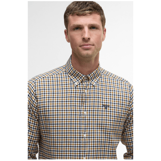 Barbour Finkle Tailored Gingham Shirt Copper 