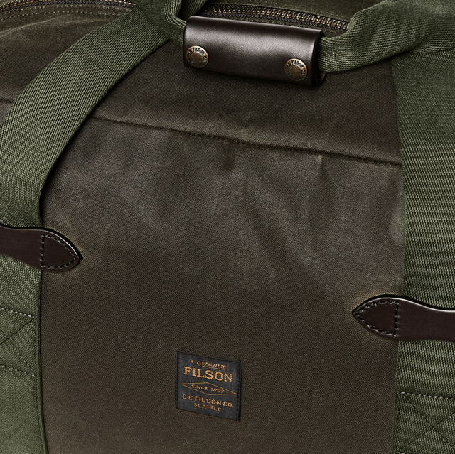 Filson Tin Cloth Duffle Bag Medium Otter Green