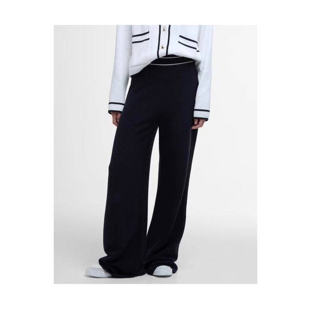 Barbour Knitted Maisy Trousers Dark Navy