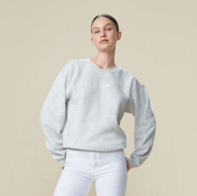 Lois Jeans Lio Sweater Light Grey Melange