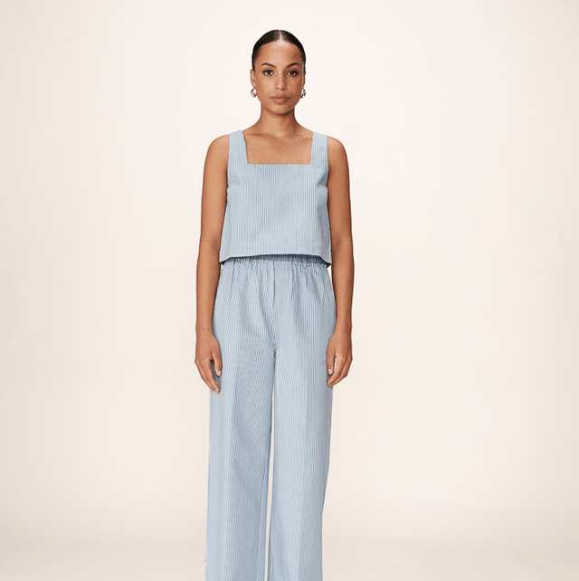 Top Stripe Blue