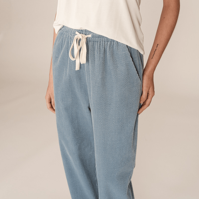 Corduroy Trousers Blue
