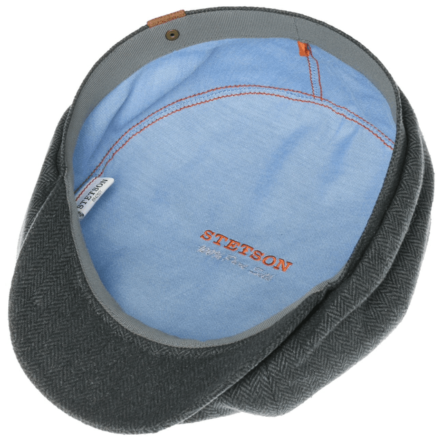 Hatteras Zijde Flat Cap Grey