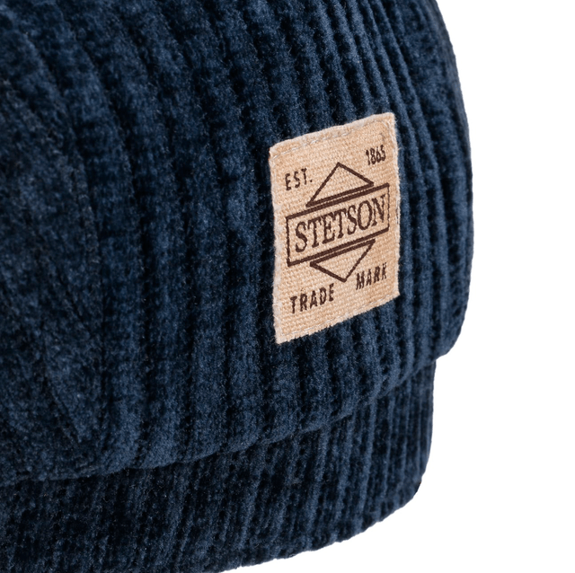 Stetson Hatteras Corduroy Jersey Navy