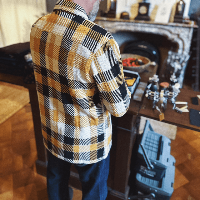 CHECKED OVERSHIRT Yellow check 