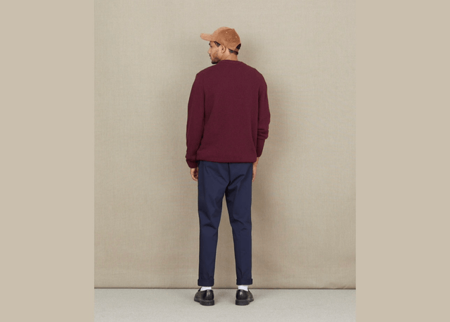 Chevignon Pull Pocket Wool Burgundy