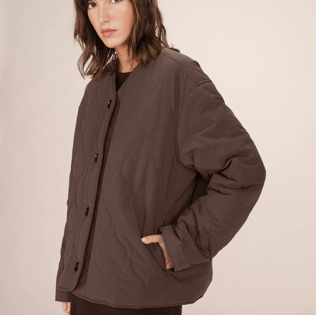 Shania Puffer Jacket Chocolate 