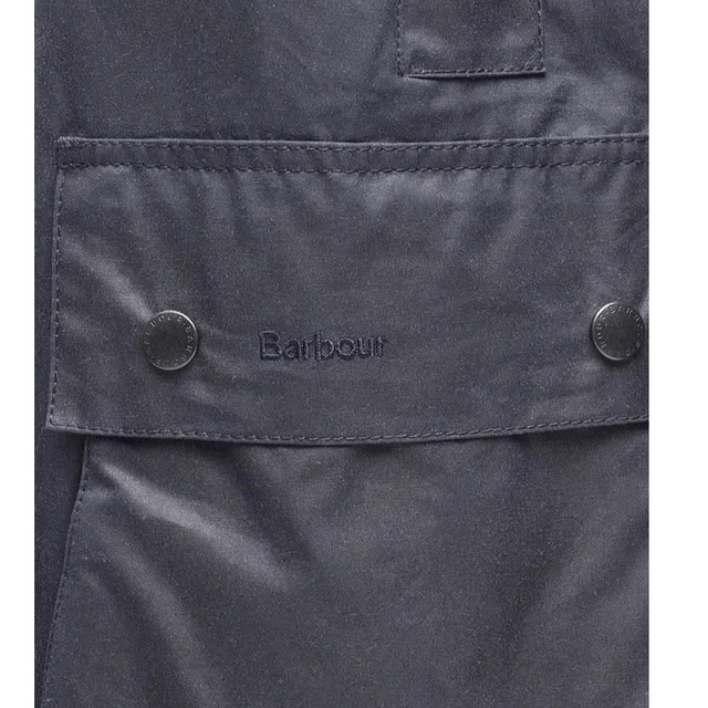 Barbour Border® Wax Jacket Navy