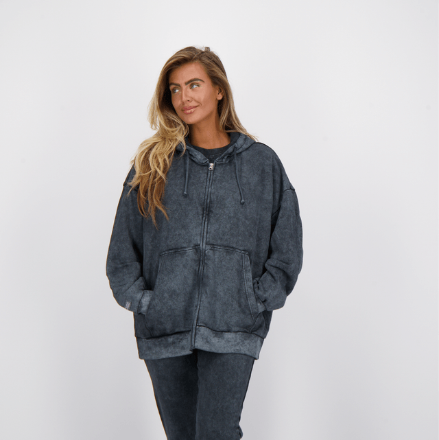 Reinders Cardigan Vintage Wash True Black