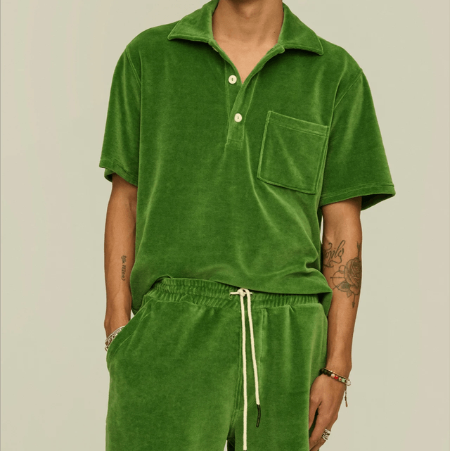 OAS Penny Green Velours Short 