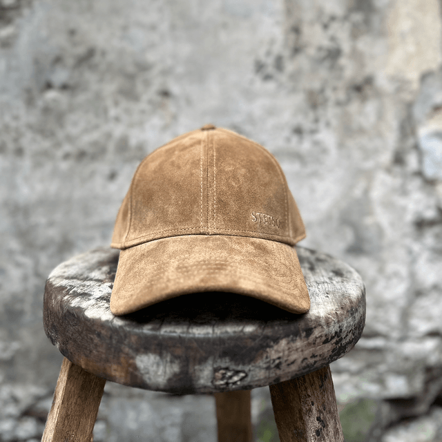 Stetson Baseball Cap Calf Split Bruin 