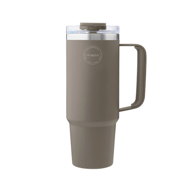 Thermo Cup with Straw Driftwood 885ML
