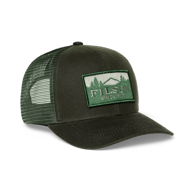 Filson Logger Mesh Cap Otter Green