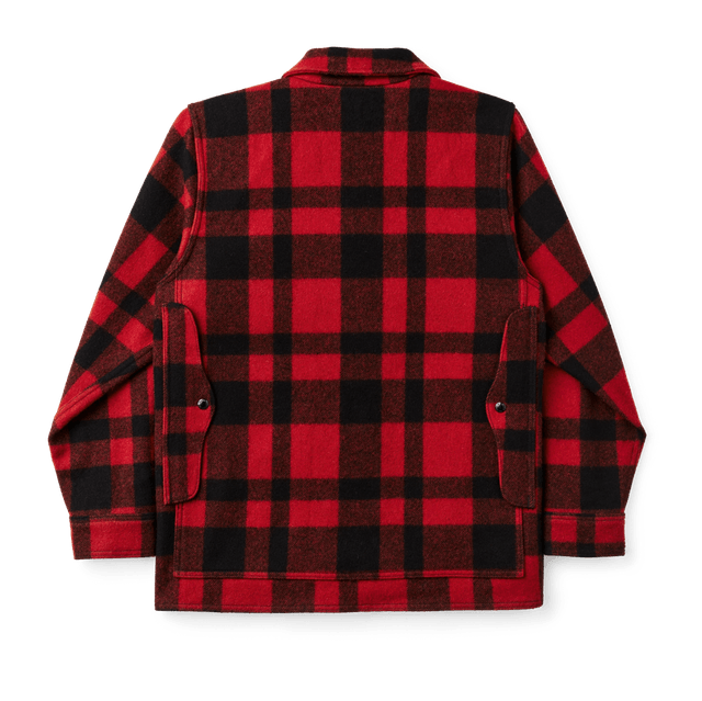 Filson Mackinaw Cruiser Red Black Plaid