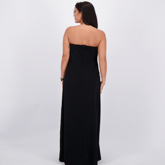 Reinders Modal Strapless Dress True Black