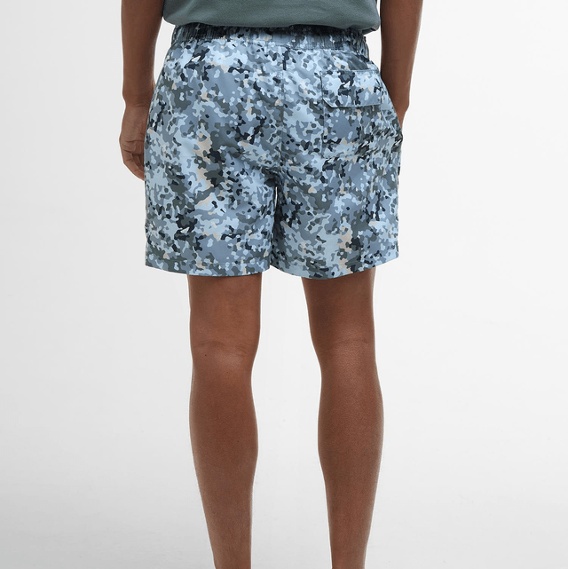 Barbour Bark Swim Shorts Vintage Teal