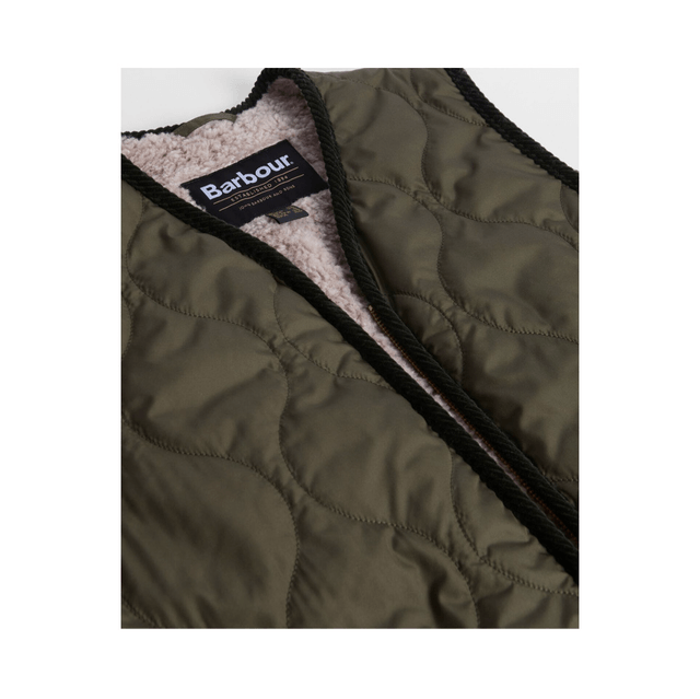 Barbour Klara Liner Fern Leaf Sage Natural