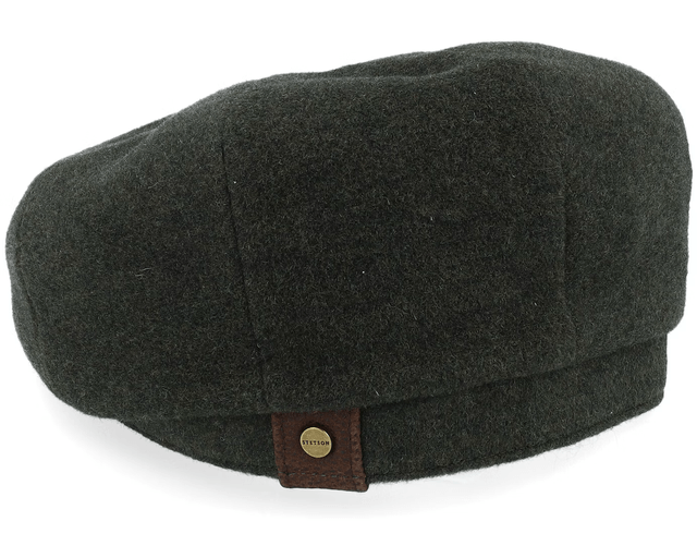 Stetson Hatteras Wool/Cashmere Flat Cap Green