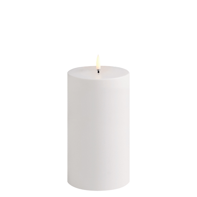 Outdoor Candle White 10,1 x 17,8 cm