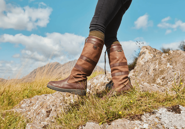 Dubarry Alpacawol sokken - Lang - Olive