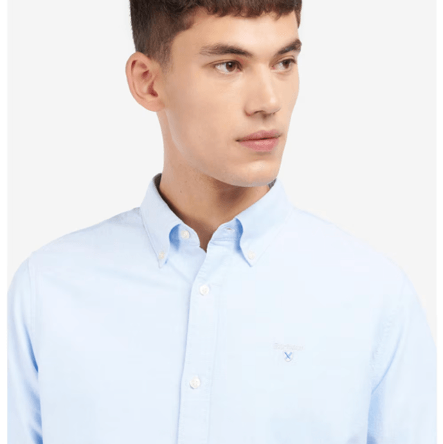 Barbour Oxtown Tailored Fit Shirt Sky